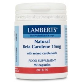 BETA CAROTENO NATURAL 15MG. 90CAP. LAMBERTS