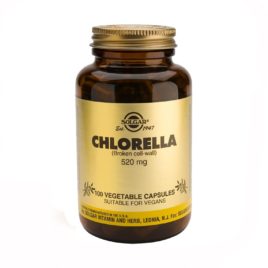 CHLORELLA APTO VEGANOS 100CAPS 520MG. SOLGAR