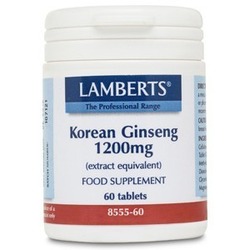 GINSENG KOREANO 1200MG. 60 TABLETS LAMBERTS