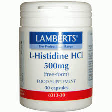 L-HISTIDINA HCI 30 CAPS 500MG LAMBERTS