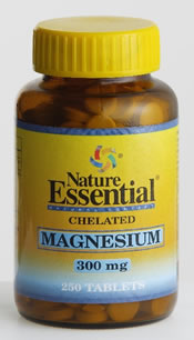 MAGNESIO QUELADO 300MG. 250TAB. NATURE ESSENTIAL