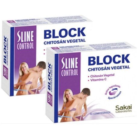 SLINE CONTROL BLOCK CHITOSAN VEGETAL 30COMP. SAKAI