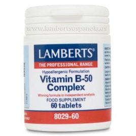 VITAMINA B-50 COMPLEX 60 CAP. LAMBERTS