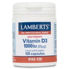 VITAMINA D3 1000iu 120CAP. LAMBERTS