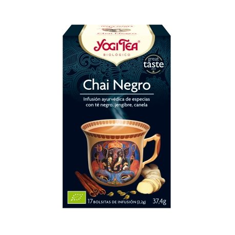 YOGI TEA CHAI NEGRO BIO 17 FILTROS