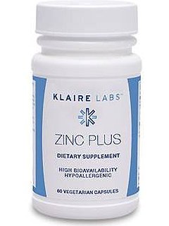 ZINC PLUS 60 CAP. KLAIRE LABS